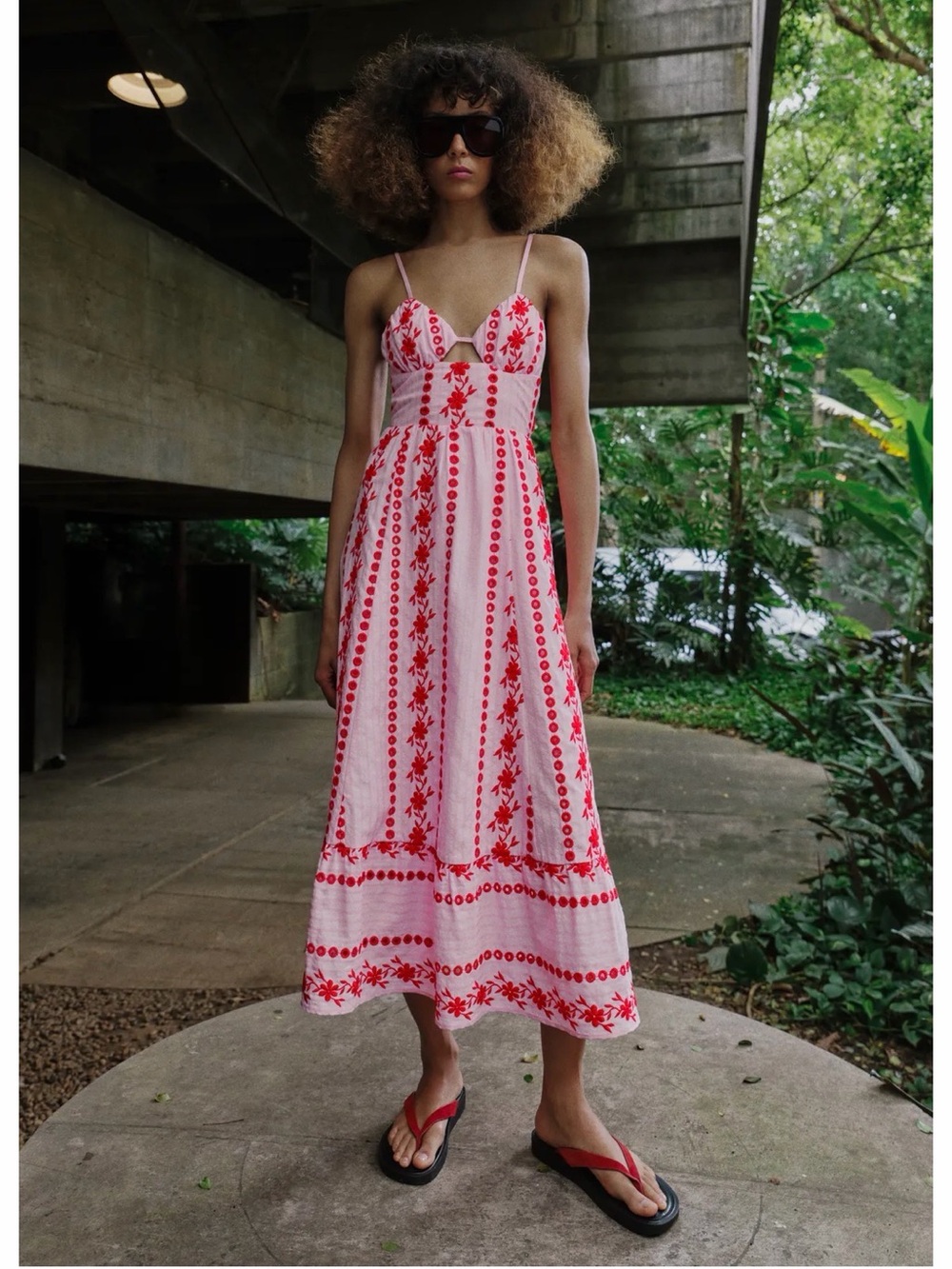 Zara Pink Summer Dress